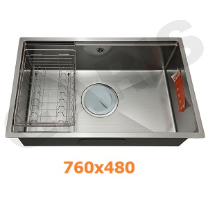 Chậu rửa bát 1 hố inox SUS304 GARIS GSU1176